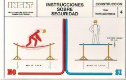 SI - NO CONSTRUCCION ANDAMIOS SI NO INSHT (10)  IMAGEN FOTOGRAFIA